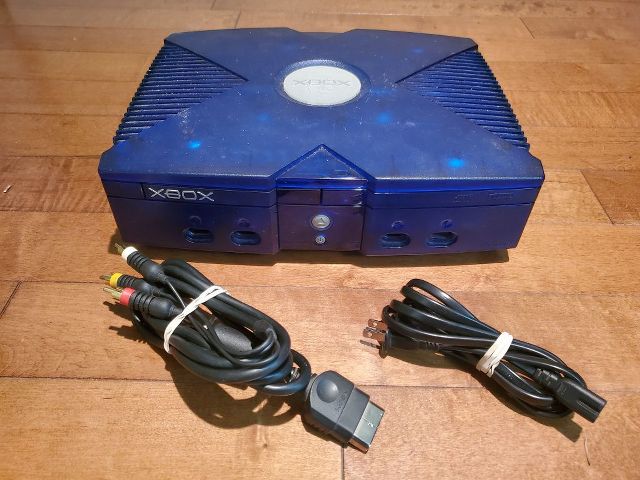 Microsoft Xbox System Console Ice Blue video game